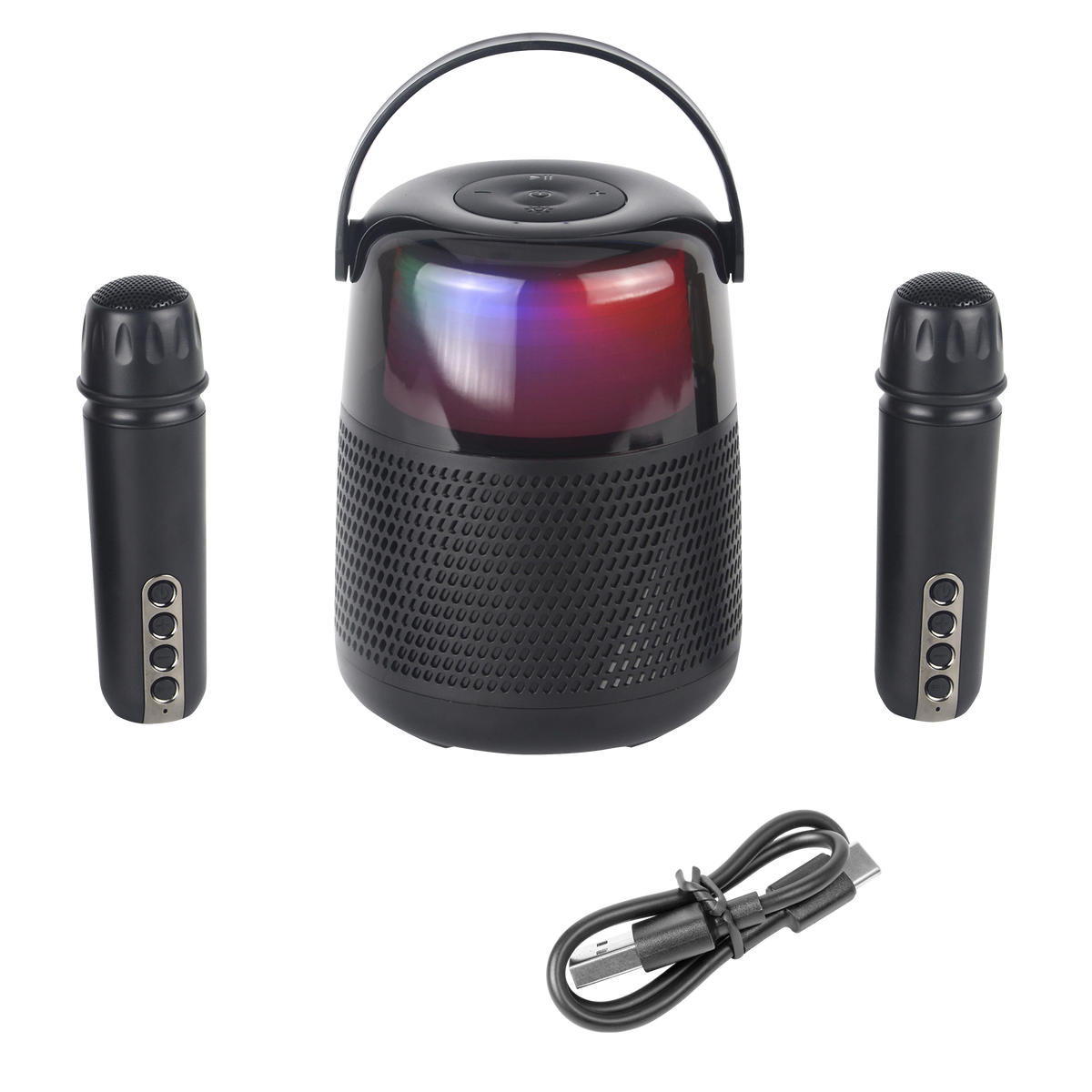 Kids Karaoke Speaker KKS-2M – Bluetooth Lautsprecher mit LED-Lichtern & Klangeffekten