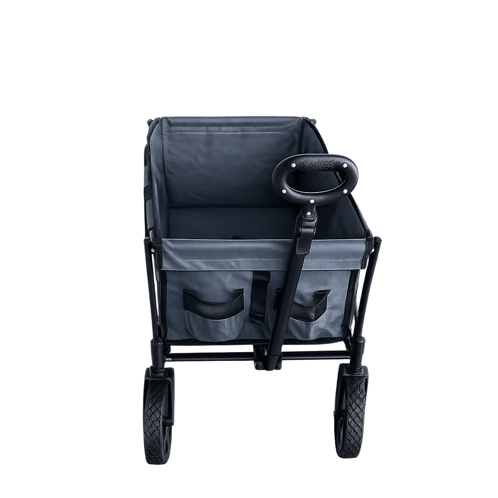 Faltbarer Bollerwagen 90L – robust, leicht & platzsparend