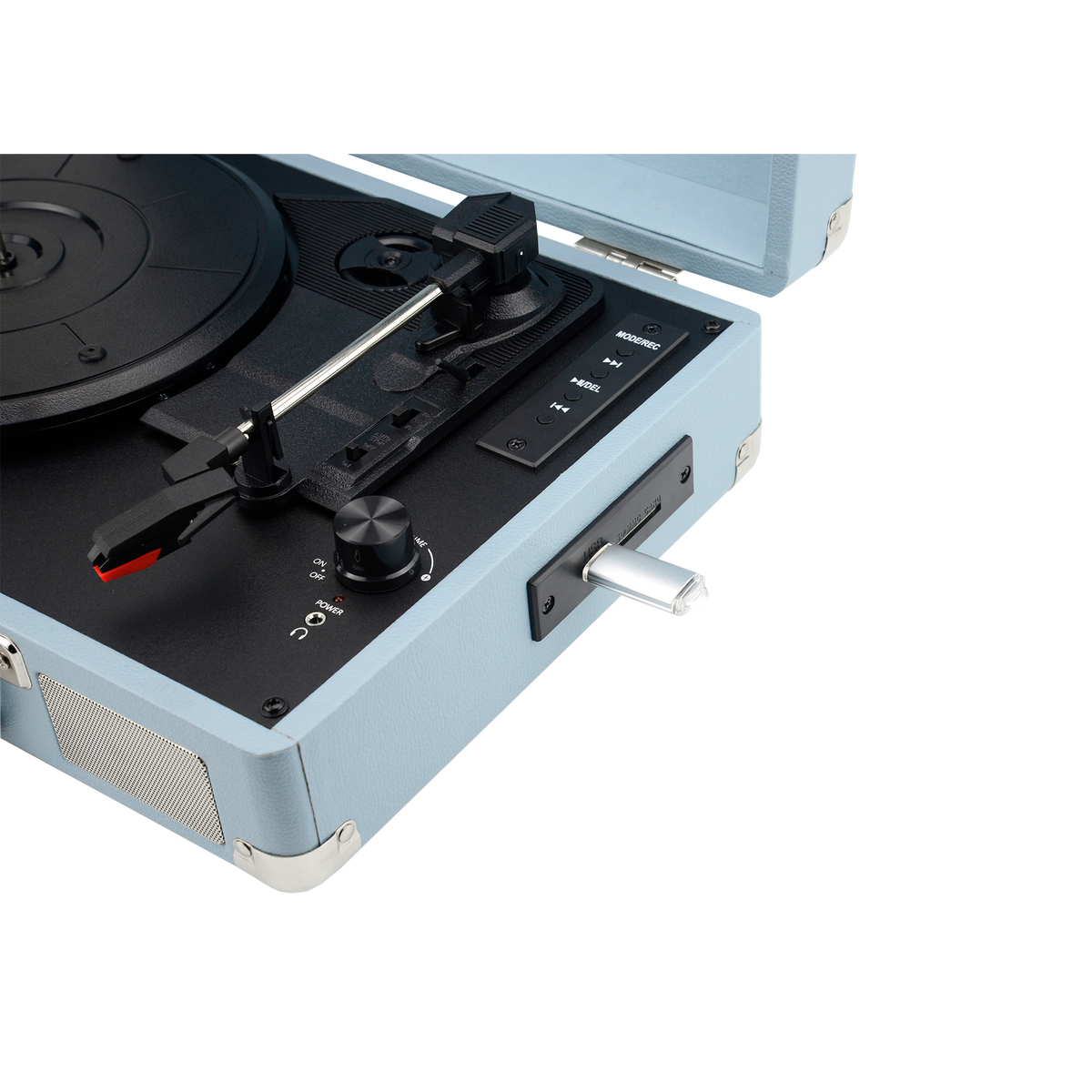 Retro-Plattenspieler RRP-1 – Bluetooth, USB & SD-Karten, Direkte Digitalisierung