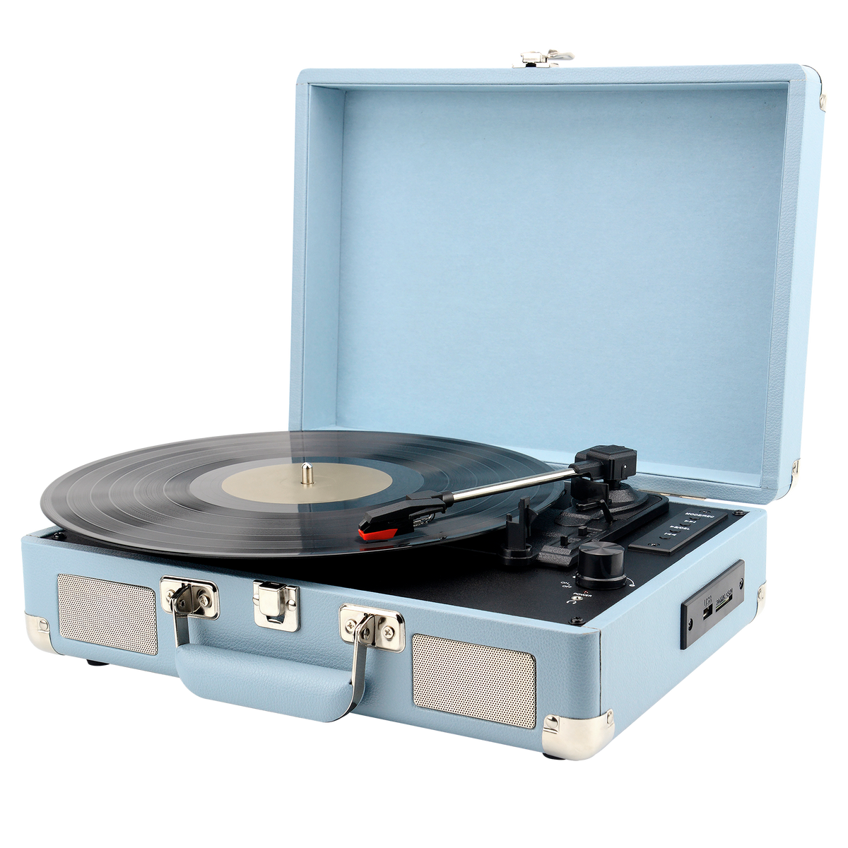 Retro-Plattenspieler RRP-1 – Bluetooth, USB & SD-Karten, Direkte Digitalisierung