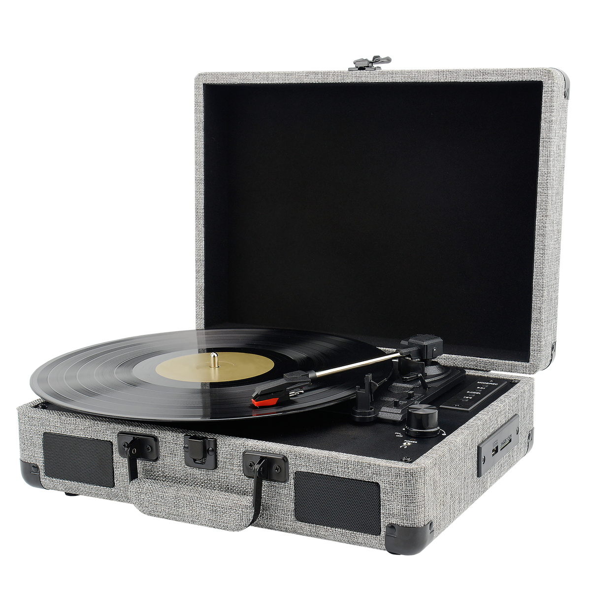 Retro-Plattenspieler RRP-1 – Bluetooth, USB & SD-Karten, Direkte Digitalisierung