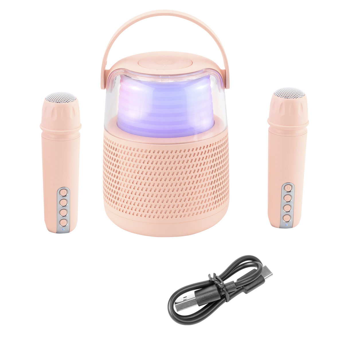 Kids Karaoke Speaker KKS-2M – Bluetooth Lautsprecher mit LED-Lichtern & Klangeffekten