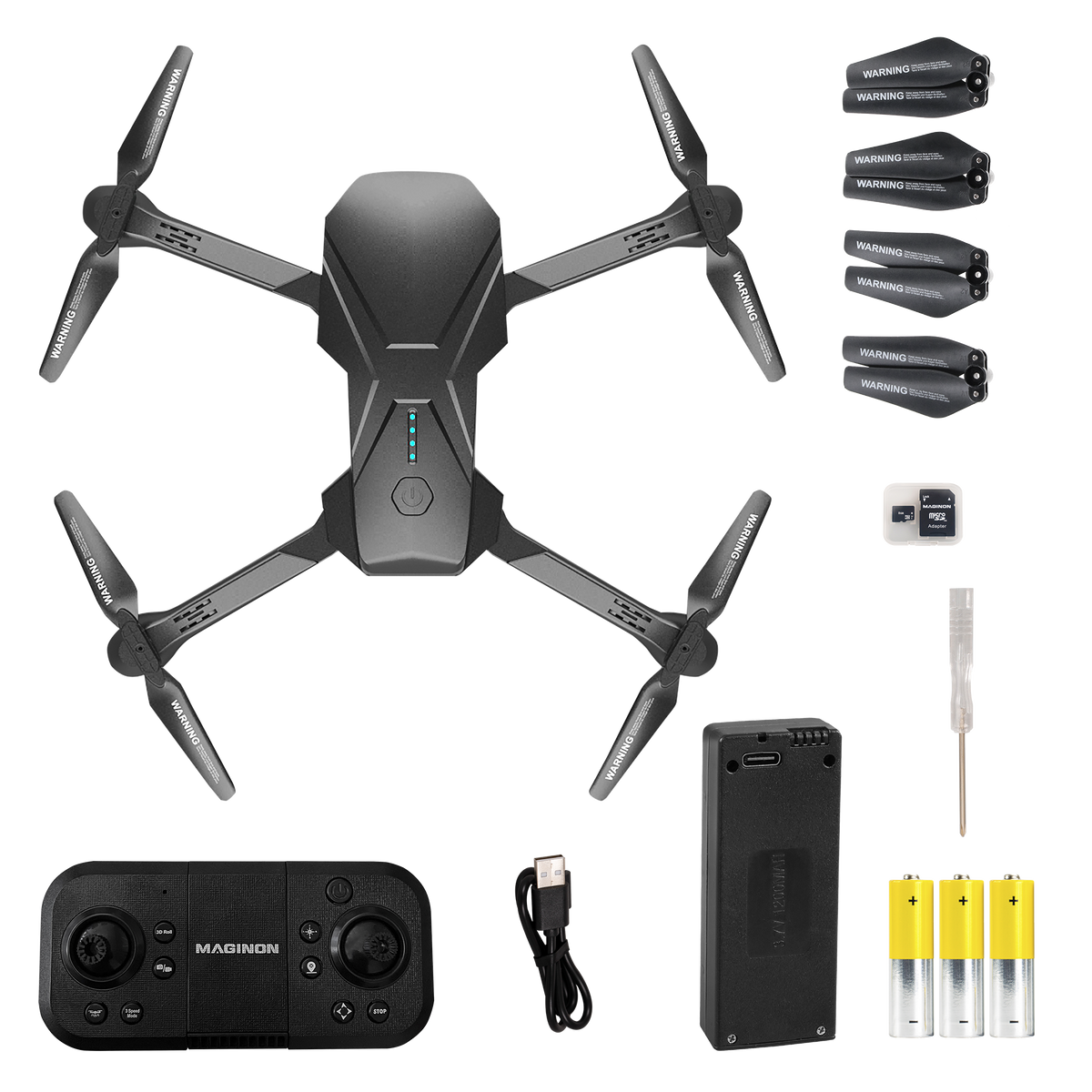 Quadrokopter QC-720SE WiFi – HD-Kamera, Kunstflug & Live-Übertragung