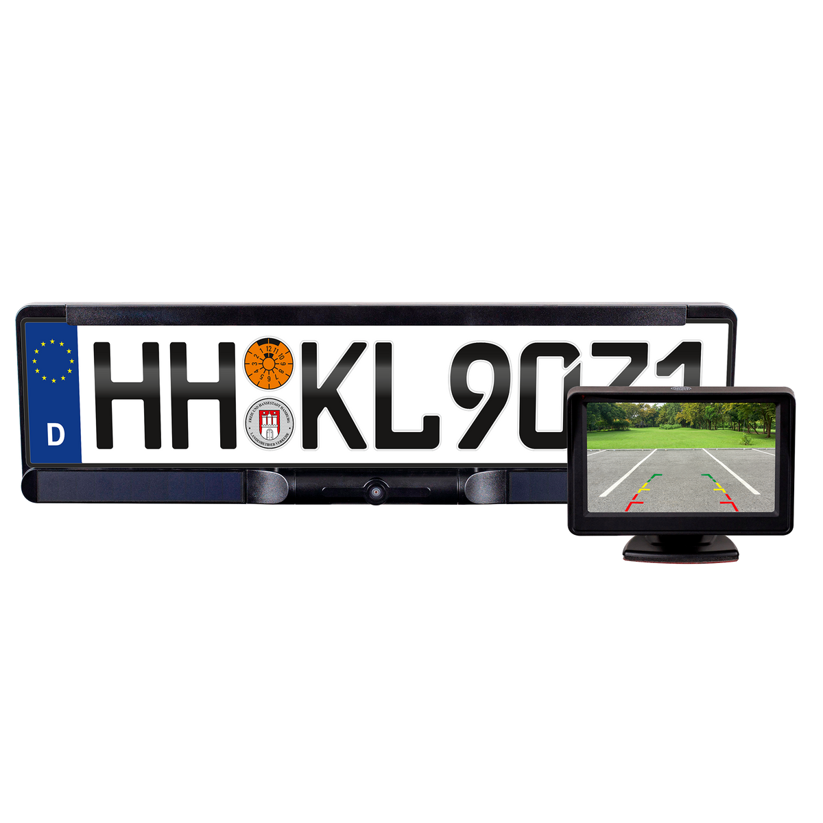 Rückfahrkamera RC-300WS mit Solar & Monitor