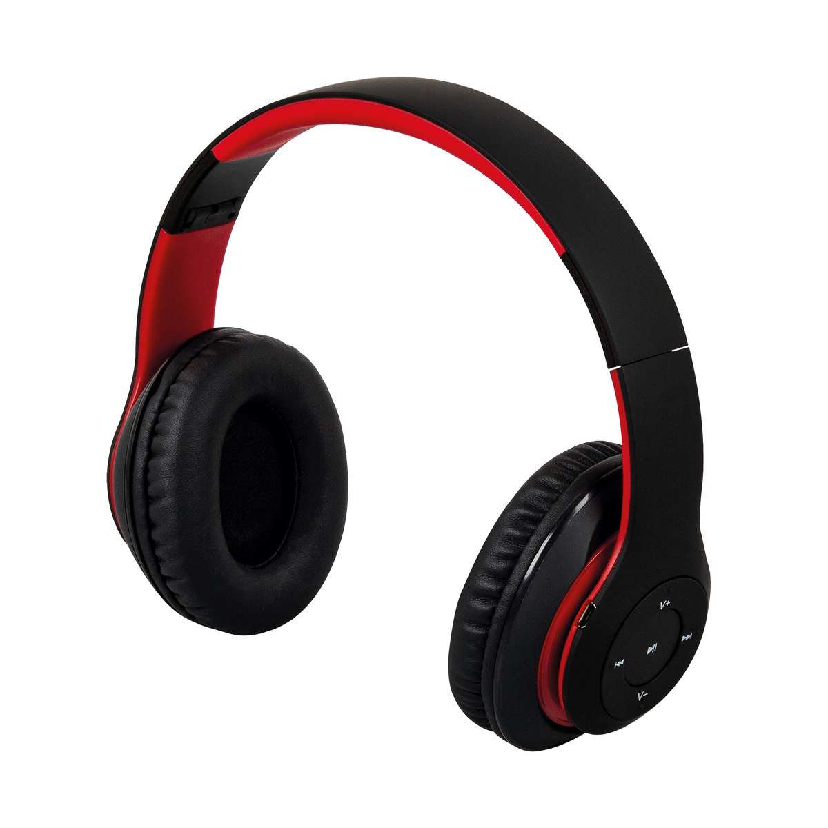 B-Ware: Kopfhörer BTH-3 mit Bluetooth - Schwarz/Rot