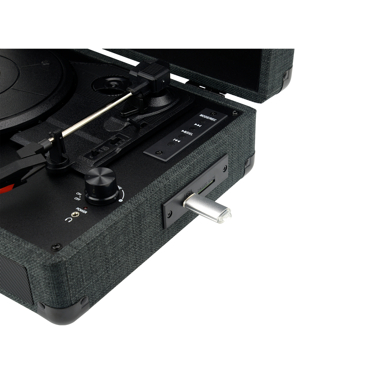 Retro-Plattenspieler RRP-1 – Bluetooth, USB & SD-Karten, Direkte Digitalisierung
