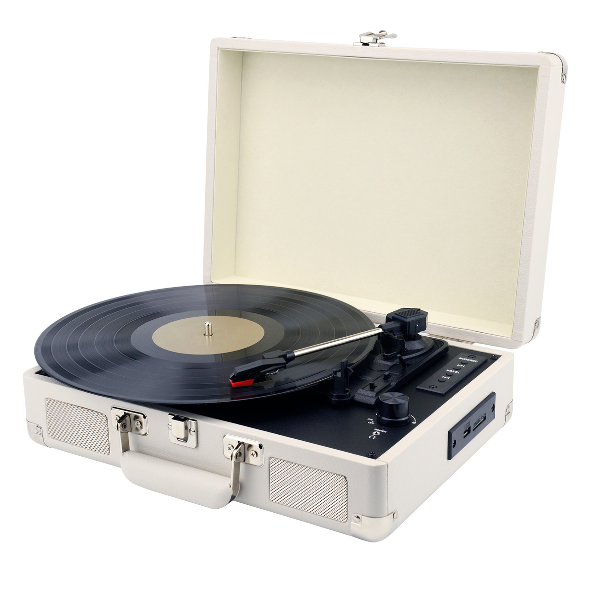 Retro-Plattenspieler RRP-1 – Bluetooth, USB & SD-Karten, Direkte Digitalisierung